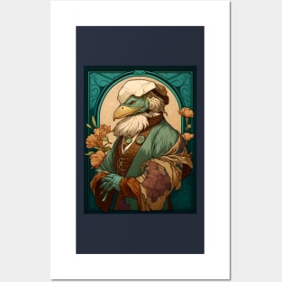 The Other Art Nouveau Bearded Dodo Professor Posters and Art